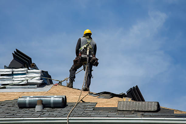 Professional Roof Installation technician working in Wesson, MS